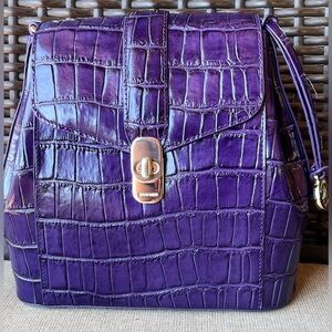 NWT Brahmin MARGO in VOLTAGE VIOLET SIRONA Crossbody
